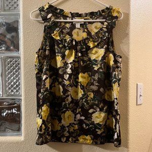 Ann Taylor Loft, Size Medium, Brown floral